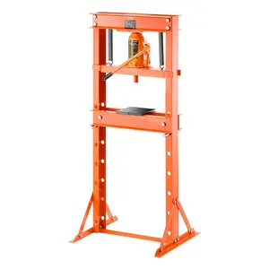 fathersdaygift  VEVOR Hydraulic Shop Press, 20 T H-Frame Shop Press with Press Plate Triangular Support, Stable Garage Floor Adjustable Hydraulic Press with Relief Valve, Fit for Bending, Straightening Stamping