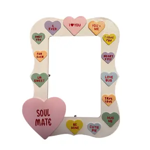 Conversation Heart Picture Frame