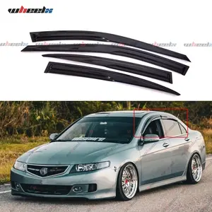 Tape-On Window Visors Rain Guards For Acura TL 2004 2005 2006 2007 2008, Window Wind Deflector Rain Guards Sun Visors Vent Deflector