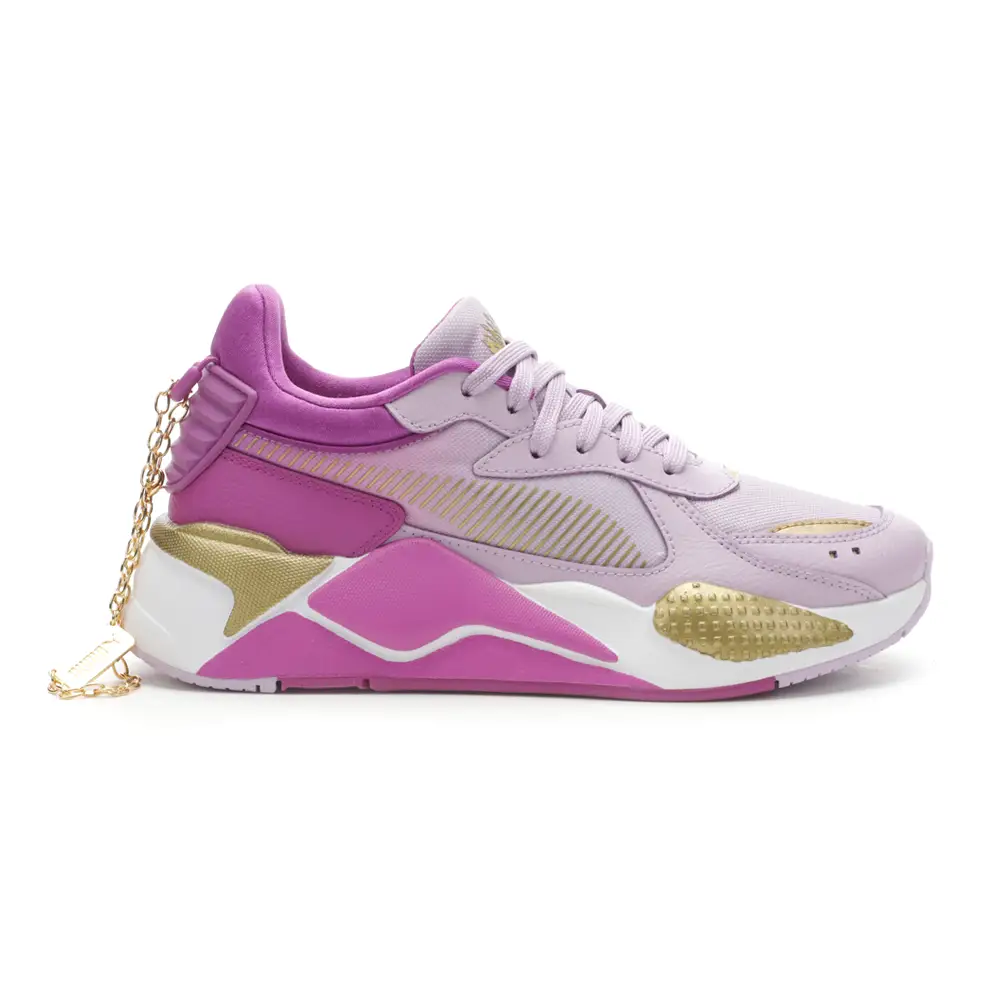 PUMA Womens Rs-X I Am Brave Lace Up Sneakers Shoes Casual - Purple