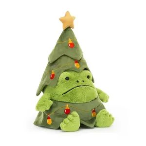 Jellycat Christmas Tree Ricky Rain Frog - Soft and cute