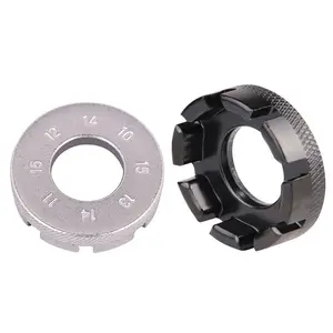 8-Way Bicycle Spoke Wrench Rim Repair Tool High Precision Multi-Size Spoke Adjuster Universal Bike Wheel Tuning Kit Emergency Repair Set for Mountain Road Bikes Professional Cycling Accessories