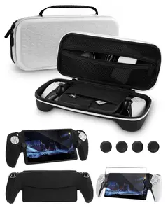 FUNLAB 8-in-1 Accessory Kit, Playstation 5 Portal Compatible, Portable Hard Carrying Case with Various Accessory Sets - controller accessories