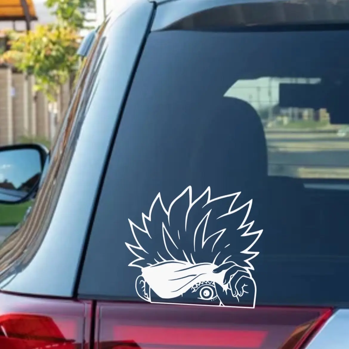 Gojo car window decal