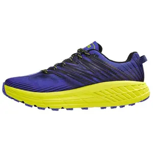 HOKA ONE ONE Speedgoat 4 Men's Low-Top Trail Running Shoes with Breathable Mesh, Cushioning, and Grip Trending Shoes, House White Official Shoes to Get / Maison Mihara Verifiable, with credentials and supporting global authentication