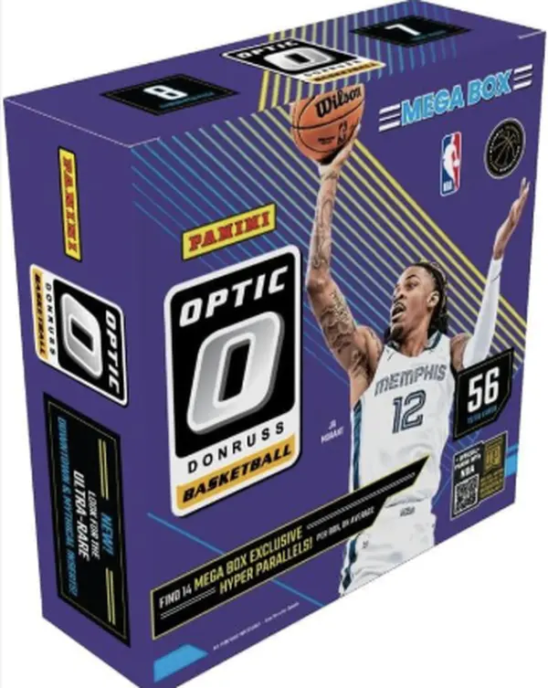 2024-25 Panini NBA Optic Donruss Basketball Trading Card Mega Box