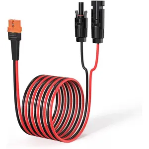 10AWG 35FT Solar to XT60i  2 10 25 35 50 75 100FT Solar Connector to XT60i Adapter  for Portable Power Station (35FT)