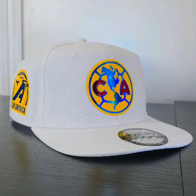 Club de America CA Logo High-Density 3D Printing SNAPBACK Cap for Fans and Casual Wear