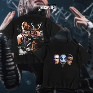 UNDISPUTED Jeff Hardy The Charismatic Enigma Heavy Cotton Shirt WWE Shirt TNA Hardy Boyz Tshirt Hoodie Zip Up Hoodie Wrestling Fan Apparel Menswear Direct-to-garment Breathable Printing