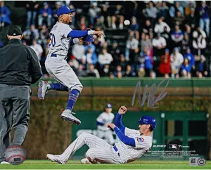 Mookie Betts Los Angeles Dodgers Autographed 8" x 10" Shortstop Photograph - Fanatics Authentic Certified