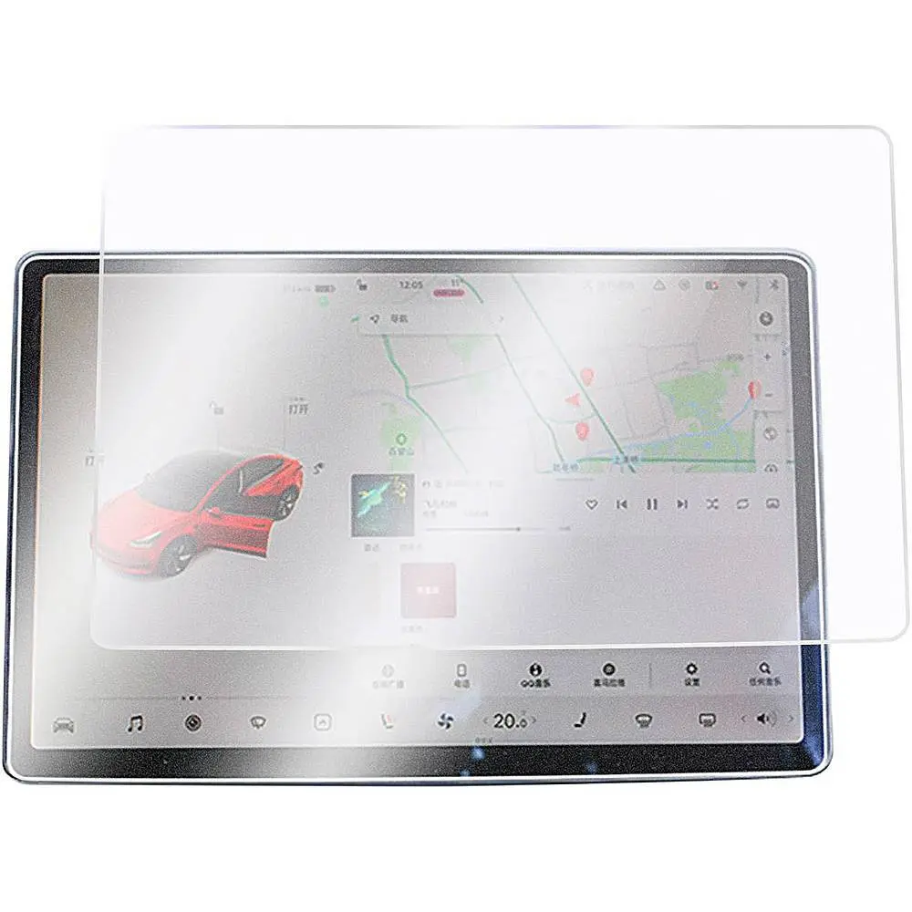 ZeroDamage Ultra-Strong Tempered Matte Glass Screen Protector - Tesla Model 3 and Model Y