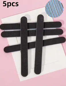 5pcs Professional Nail Files - Heavy-Duty Manicure & Pedicure Sheets for Smooth Polish Application & Removal, Salon & Home Nail Care - No Replacement Needed, Compact Design, Longlasting Use, Beauty Enthusiasts