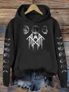 Sleep Token - Moon Phase Print Vintage Sweatshirt, Zip Hoodie - Hoodie, Gift For Fan Sleeves With Designs