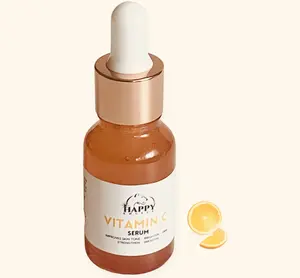 Happy Angels Vitamin C Face Serum | Hydrating |  Moisturizing |  Revitalizing | Reduce Dark Spots & Fine Lines | Brightening Daily Evening Skin Tone Skincare Plant