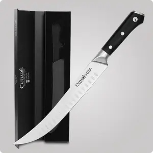 Cutluxe 10″ Butcher Cimeter Knife