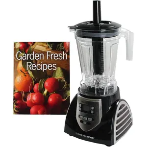 JLA-8 Professional Countertop Blender, Emulsifier 1200-Watt with 60-oz  Jar Stainless Steel  for Frozen Drinks, Smoothies, Sauces & , Black