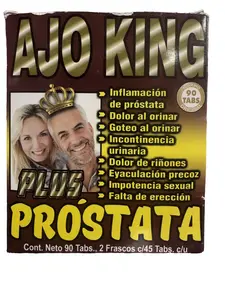 Ajo King Plus Prostata - Natural Dietary Supplement