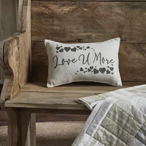 Serene Haven Love U More Pillow