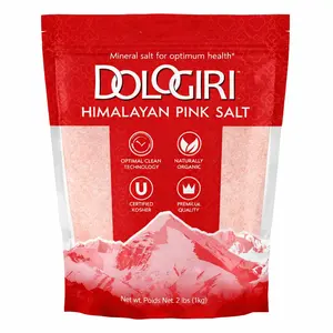 Premium Hand-Mined Pink Himalayan Salt, 2.2LB, Pure & Mineral-Rich, Fine Grain