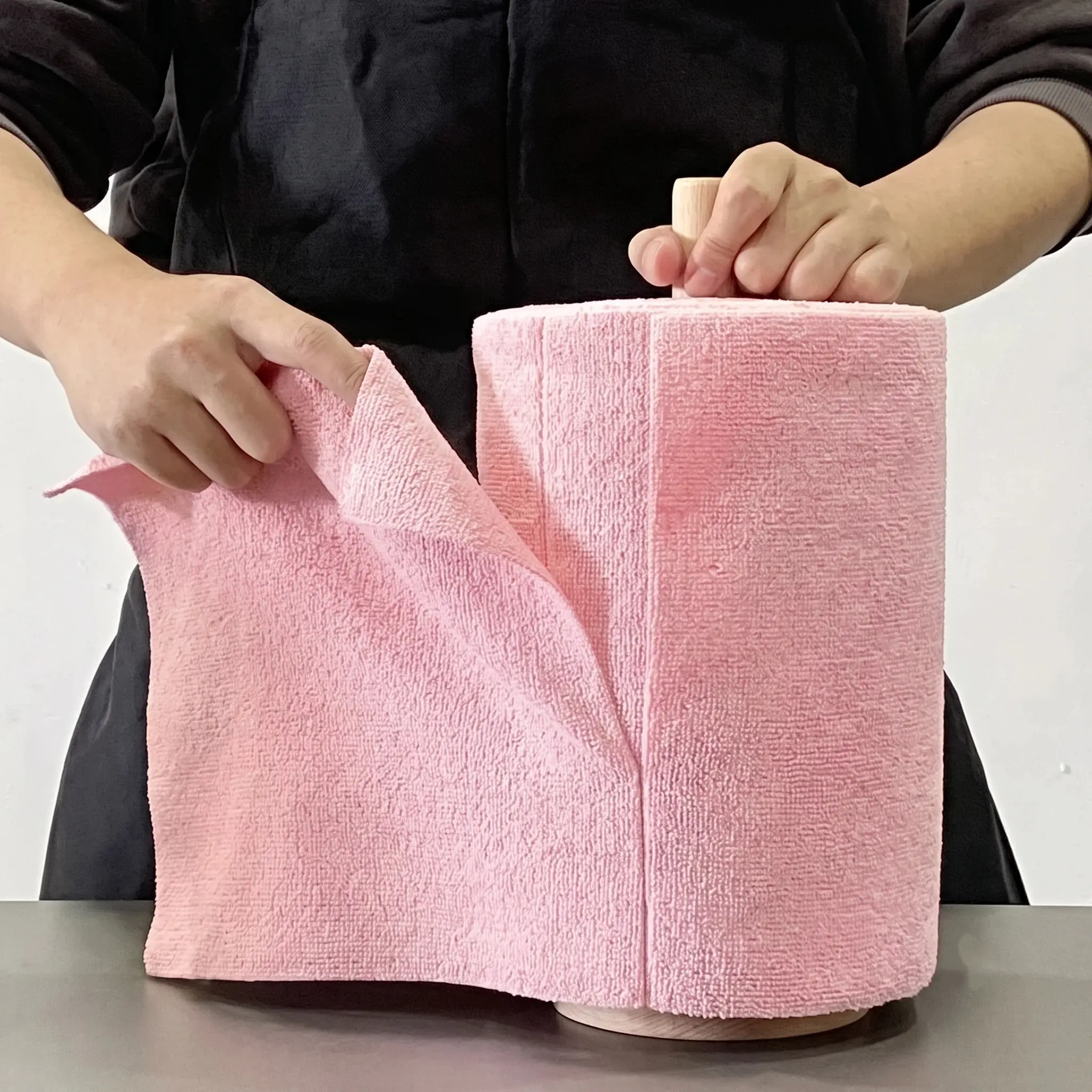 Reusable Microfiber Cleaning Cloth Roll, Kitchen Towel Replacement, Durable House Cleaning Supplies, Microfiber Refills, Kitchen Dish Cloth, Multipurpose Cleaning Cloth for Home Use, Floor Cloths