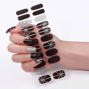 No Bake Gel Nail Strips- Starry Night