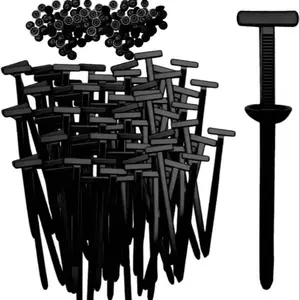 100PC Nylon Universal Cable Tie Clips Self Locking Strap Clamps Multi Function Durable Plastic Cable Organizer Tool for Car Repair Home Office Wire Management Ideal for Mechanics DIY Enthusiasts Family Tech Lovers