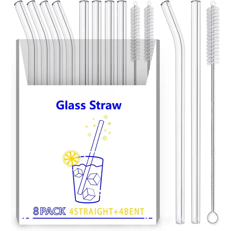 12 inch glass straw - TikTok Shop