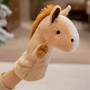 Adorable Horse Hand Puppet Plush 22cm (8.66"), Soft Interactive Stuffed Animal Toy for Kids, Fun Educational Tool for Teachers & Parents, Perfect for Storytelling, Classroom Activities & Children's Entertainment Shows