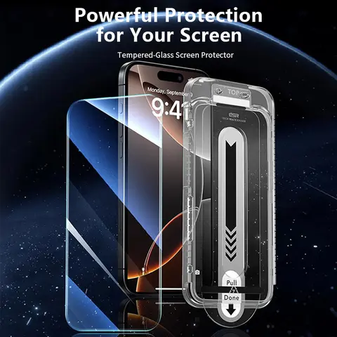 Tempered Glass Screen Protector for iPhone 17 16 Pro Max 15 Plus 14 13 12 11 XS XR E AIR Models Tempered film Scratch And Shatter Resistant Dustproof Easy To Install Protection Sticker