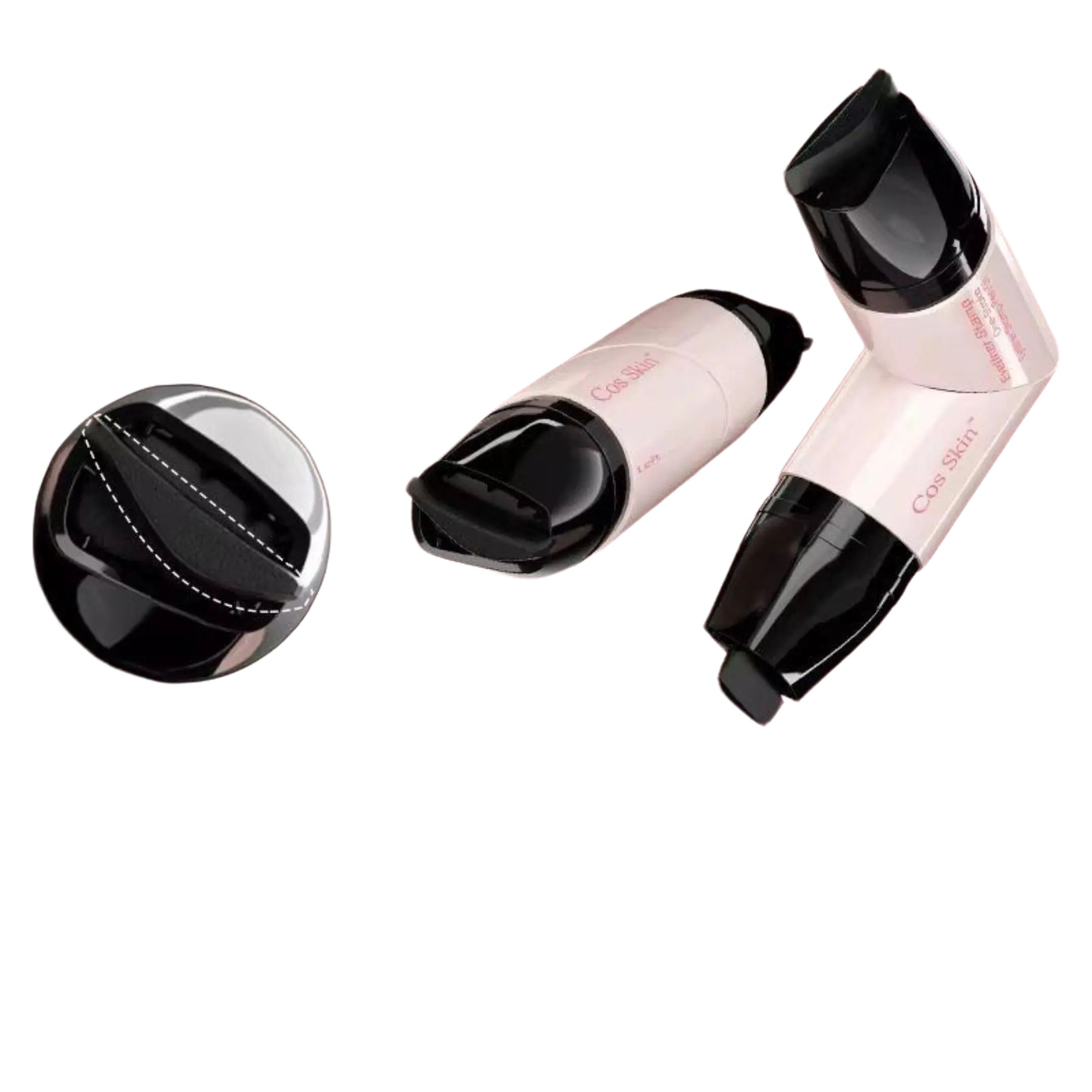 DEZONE Women's Dual-Head Rotating Eyeliner Stamp Pen Cosmetic, Easy Wing Stamp for Sharp Cat Eye Lines, Quick-Dry, Long-Lasting, Smudge-Proof, Beginner-Friendly Everyday Makeup Tool