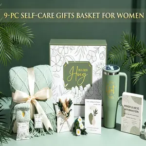 Summer Relax Spa Gift Basket | Women’s Care Package for Birthday, Surgery Recovery & Wellness Support