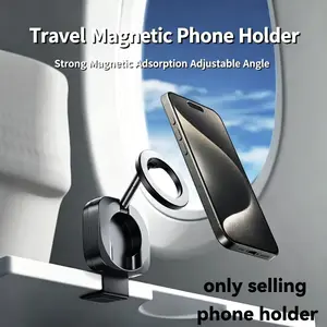Multi-Functional Magnetic Phone Stand, 360° Rotatable Foldable Phone Holder, Adjustable Portable Travel Desk Mount, Lazy Person Phone Stand