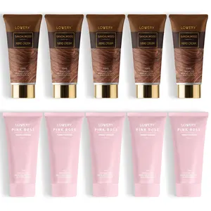 Sandalwood and Rose Hand Creams Gift Set  - 10Pc Hand Lotions Moisturizing Shea