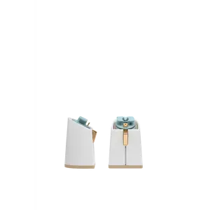 Flare Block Heel Kit 4 White