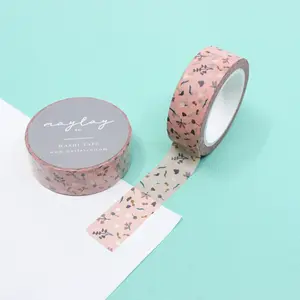 Pink Sachet Floral Washi Tape