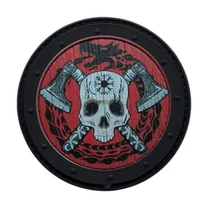 VIKING WARRIOR AXE PVC MORALE PATCH