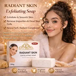 RADIANT SKIN EXFOLIATING BRIGHTENING  SOAP.
