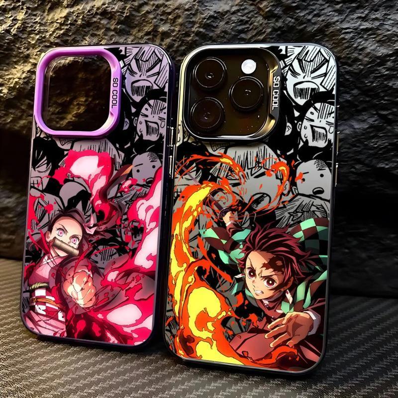 Anime D-Demon Slayers Tanjiroes Phone Case For IPhone 17 16 15 14 13 12 11 Pro Max Plus X XR XSMAX Matte Back Cover.QXD083M73512 Protection Protector