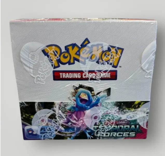 Scarlet & Violet Temporal Forces Booster Box - Set 5 in Scarlet & Violet with Over 160 Cards, 6 Trainer Cards & ACE SPEC Effects, Gaming Trading Cards, Sealed Booster Boxes