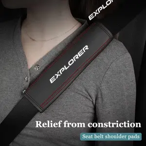 Comfortable Car Seat Belt Shoulder Cover, Safety Pad for Ford Explorer, Available in 1pc or 2pcs, Ca Prop 65 Compliant
