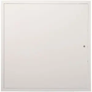 Access Panel for Drywall & Ceiling, 24 x 24 Inch Plumbing Access Panels, Reinforced Access Door, Heavy-Duty Steel Wall Hole Cover, Easy Install Removable Hinged Panel for Wiring & Cables, Silver