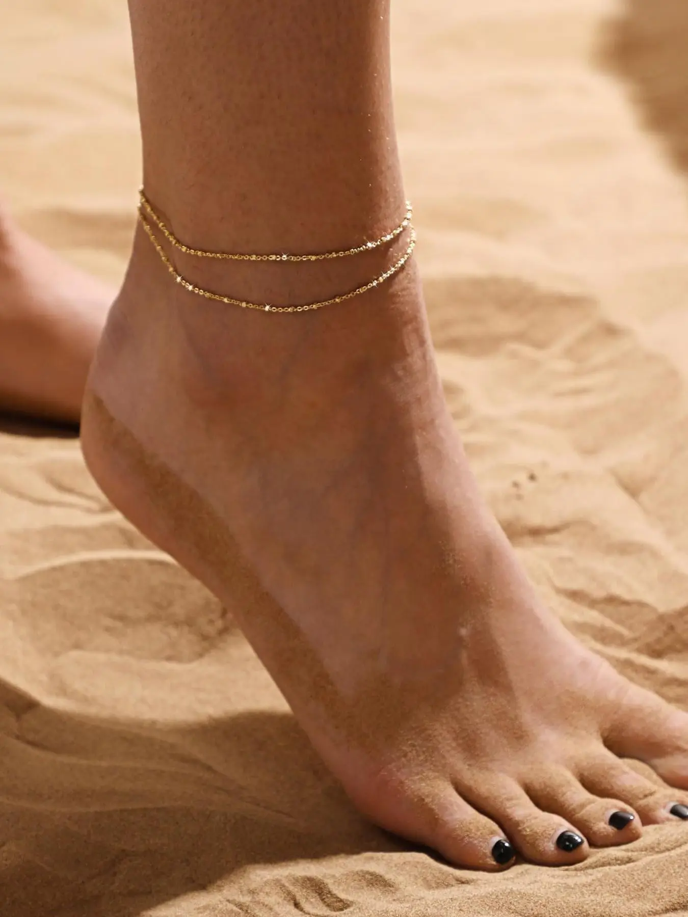 Women's Elegant Minimalist Anklet, Exquisite Trendy Anklet Jewelry, Chic Versatile Ankle Bracelet, Perfect Gift for Girlfriend, Elegant Fashion Accessories, Fashionable Accessory