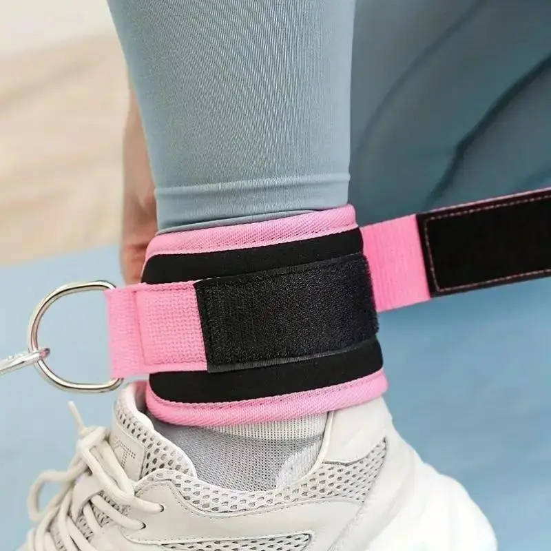 2-Piece Fitness Ankle Straps - Cable Machine Grip Aid, Versatile Gym Accessory for Yoga & Pilates, Two Pieces