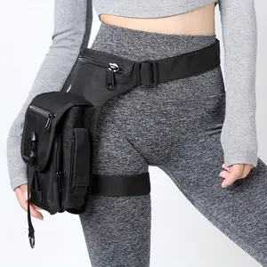 Trendy Outdoor Motorcycle Riding Crossbody Waist Bag, Fitness Training Hip Bag, Tactical Drop Leg Pouch, Multi Functional Cycling Leg Bag