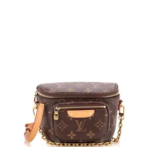 Pre-owned Louis Vuitton material Belt Bags Bum Bag Monogram Canvas Mini by Rebag