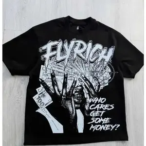 Men Clothing Unisex Y2k Harajuku Streetwear Men Fashion New Cartoon Print Design Shirt Retro Hip Hop Trend Oversized T-Shirt Y2k