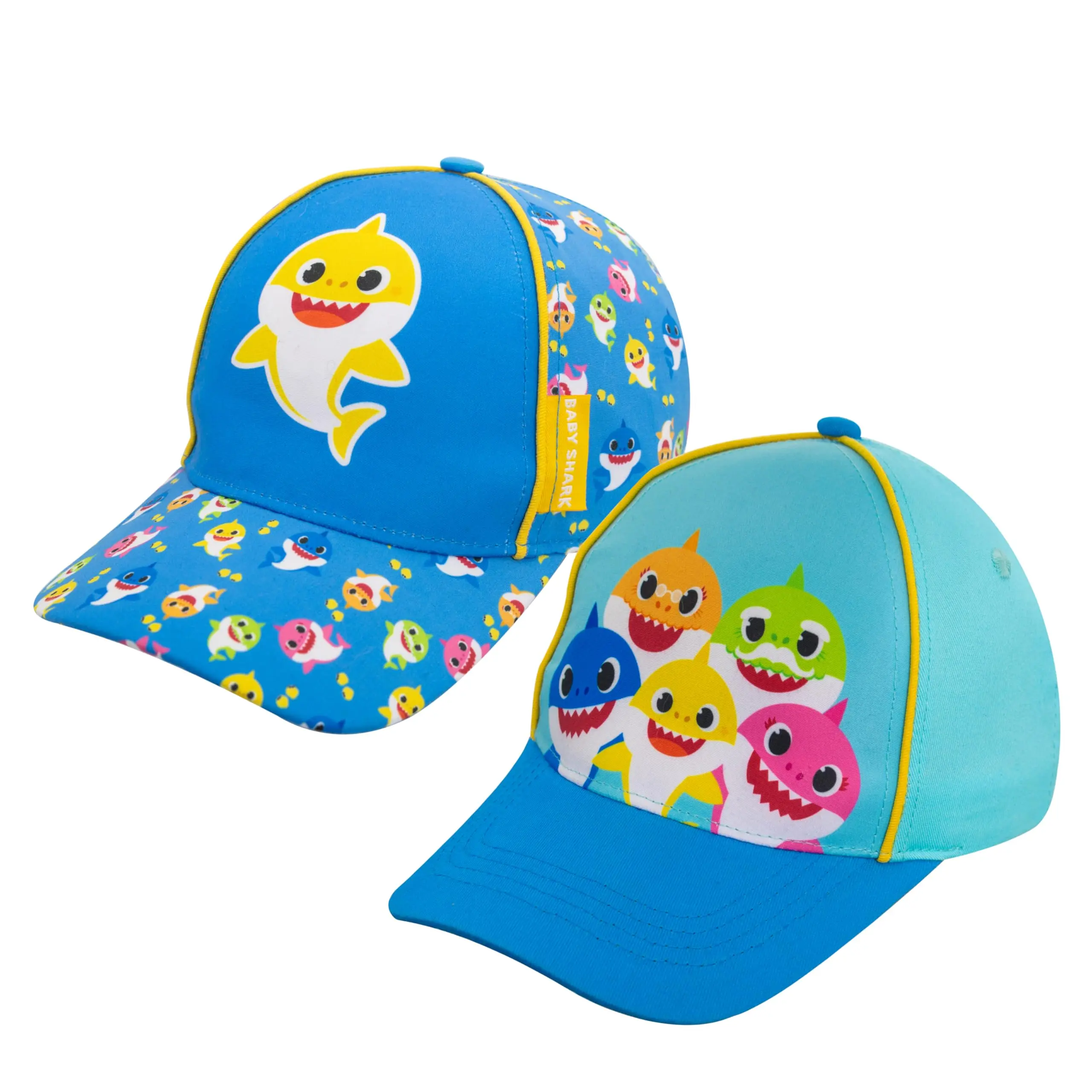Baby Shark Toddler Bucket Hat, Reversible Sun Hat for Boys, Toddler Hat for Summer, Baby Sun Hat with Shark Teeth