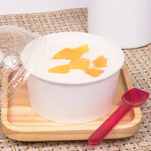 [1,000 ct] 6 oz Paper Food Containers | 96 mm | White