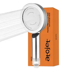 ATOJET Premium Filtered Showerhead Crafted With Korea’s Luxury Beauty Culture – Pure Carbon Filters for Softer Skin & Smoother Hair | Carbon Composite Filter | Single Showerhead (JNE300-SNG-1)