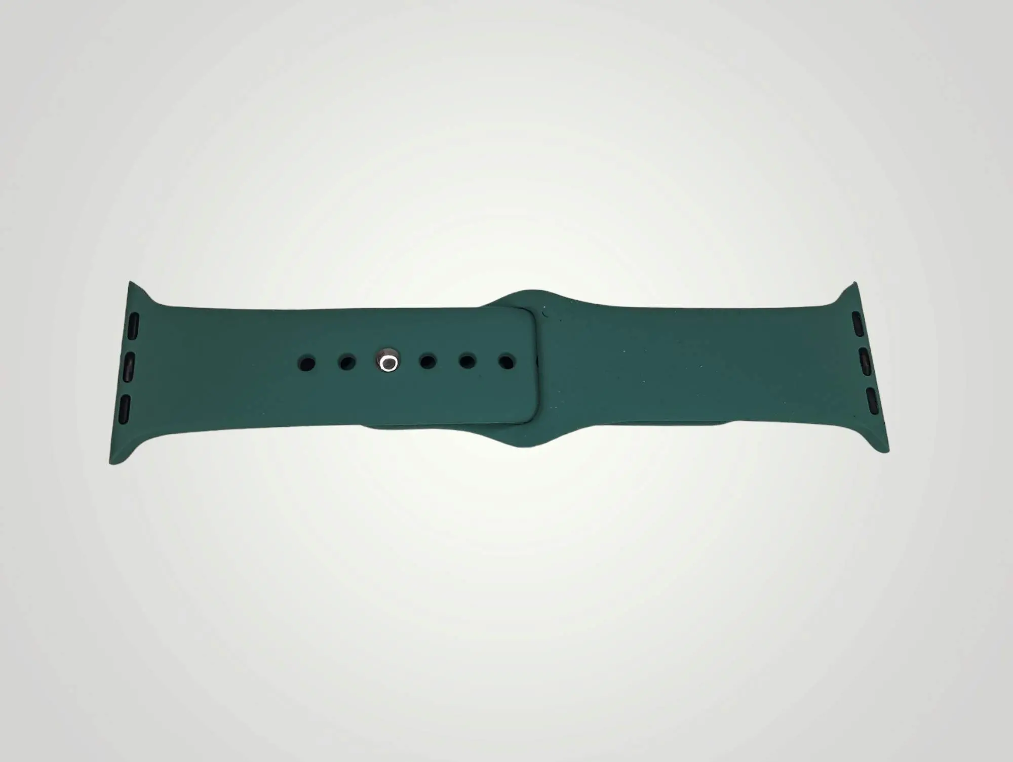 Granny's Goods Green Silicone Watch Band 38/40mm Adjustable Durable Comfortable Water-Resistant Accessories for Casual Wear